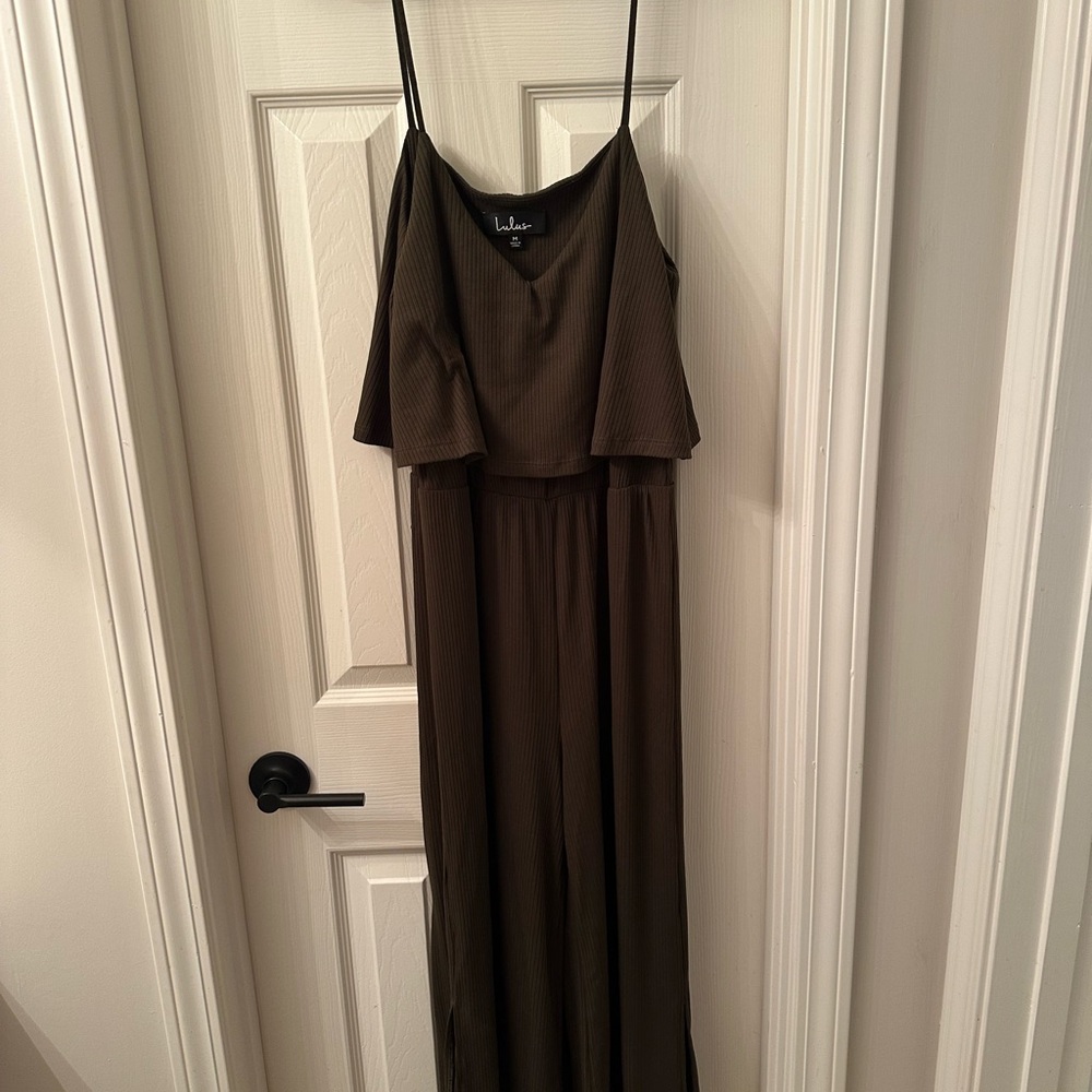 Lulu's Olive Green jumpsuit